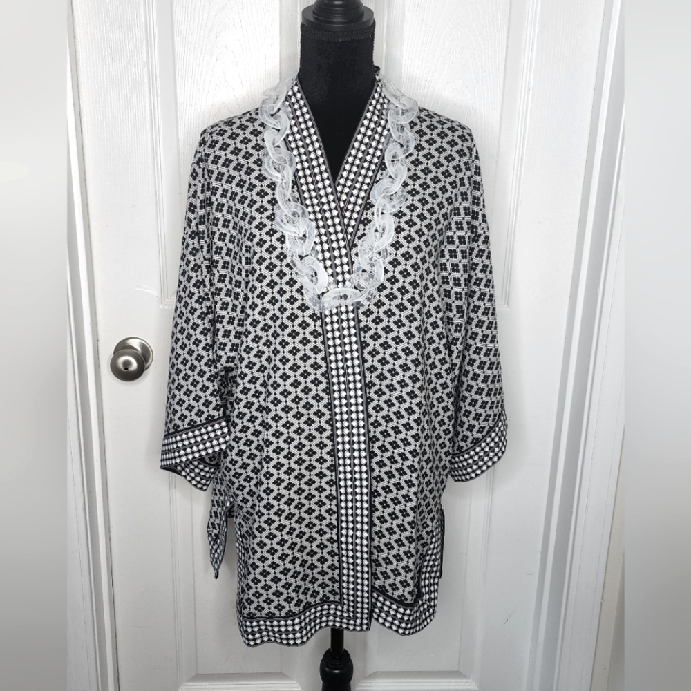 Max Studio Kimono Duster, Size L, NWT